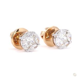 Pendientes de Diamantes de Oro Premium para Mujer, Joyería Fina Clásica, Accesorios de Moda Elegantes y de Lujo - Product Image 4