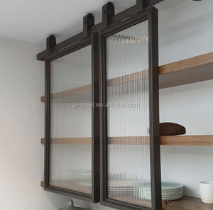 Puertas interiores <span class=keywords><strong>de</strong></span> vidrio estriado Puertas <span class=keywords><strong>de</strong></span> metal <span class=keywords><strong>de</strong></span> acero <span class=keywords><strong>de</strong></span> estilo francés Interior con luces laterales estrechas Puertas modernas Interior - Product Image 5