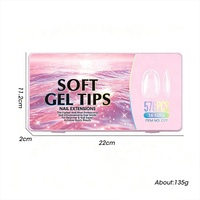 Boîte de 576 faux ongles pré-polis mats et texturés, 16 tailles, formes carrée, amande, cercueil, stiletto, pour extension