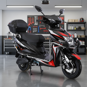 Scooter Eléctrico de Alta Calidad al por Mayor, 1200W, Dos Ruedas, Asiento Largo, Motocicleta, Ciclomotor - Product Image 2