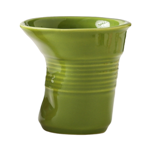 Nouveautés 2026 : Tasses à café, cappuccino, dessert et cupcakes en céramique colorée froissée - Product Image 5