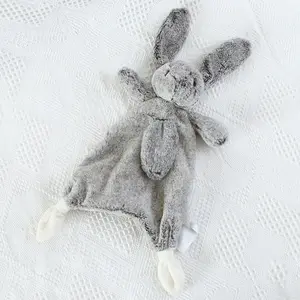 plush custom hand cute rabbit towel warmer