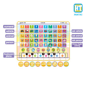 <span class=keywords><strong>Para</strong></span> kdis edad 3 + 3 colores <span class=keywords><strong>para</strong></span> choie reconocer vehículo animal persona doble idioma chino-inglés tableta máquina de aprendizaje juguete - Product Image 2