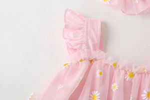 Vestito da Partito Dei Vestiti Del Bambino di Colore <span class=keywords><strong>giallo</strong></span> Della Tailandia Del Bambino Ragazza Abiti Per 1 Anno Per 0-3 Mesi di Usura Con tutu - Product Image 4