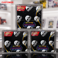 Boîte de présentation personnalisée en acrylique transparent Mega Evolution Phantasmal Flames Booster Box avec couvercle magnétique, protection UV à 99%