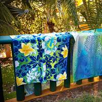 Double Sided Printed Microfiber Summer Beach Towel Quick Dry Highly Absorbent Suede Sand Free Pool Towels for Swimming