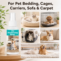 Spray Desodorante para Mascotas de Marca Privada al por Mayor, Spray Refrescante para el Cuidado de Mascotas OEM para Distribuidores de Marcas de Mascotas