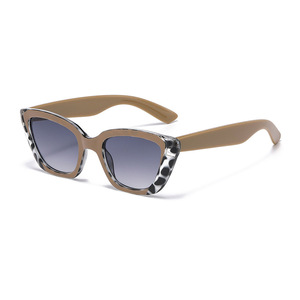 Jamie 24024 Cat-Eye Sunglasses Leopard Print Small Frame UV400 Women's Fashion Outdoor Casual - Product Image 1