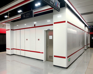 Hiện đại phong cách Châu Âu chống cháy cách âm nhôm treo gạch Trần vuông thiết kế cho trang trí nội thất trung tâm tàu điện ngầm bệnh viện - Product Image 5