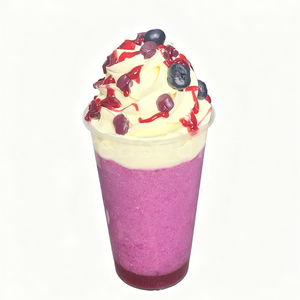 Set de Figuras de Bebidas de Frutas Artificiales Ecológicas de 500ml, Diseño Realista, Multi-Estilo, Patrón de Corazón, Té con Leche, Mango, Pitaya, Arándano - Product Image 6