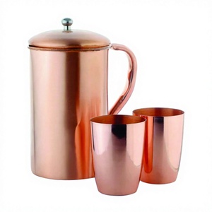 Pichet à eau martelé pour maison et ustensiles de cuisine avec poignée en fil Set de cuisine à sublimation pour les besoins en boissons en gros - Product Image 1