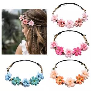Accessoires Cheveux en Gros pour Femmes : Couronnes Boèmes, Diadèmes Fleurs pour Fêtes, Mariages, Futures Mariées, Demoiselles <span class=keywords><strong>d</strong></span>'<span class=keywords><strong>Honneur</strong></span> et Enfants <span class=keywords><strong>d</strong></span>'<span class=keywords><strong>Honneur</strong></span> - Product Image 1