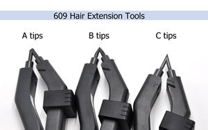 Mini Fer à Lisser Intelligent 220 à Pointe Fine et Température Réglable pour Extensions de Cheveux, Outils de Pose à la Kératine pour Extensions par Fusion C - Product Image 3