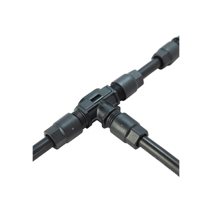 NSPV 迷你分支连接器太阳能 <span class=keywords><strong>T</strong></span> 型分支电缆组件 <span class=keywords><strong>IP67</strong></span> 防水 1500V DC 20A 太阳能线束 - Product Image 1