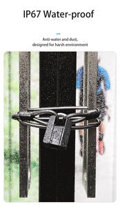 <span class=keywords><strong>Cadenas</strong></span> électronique intelligent à empreintes digitales étanche IP67, <span class=keywords><strong>cadenas</strong></span> intelligent pour extérieur - Product Image 2