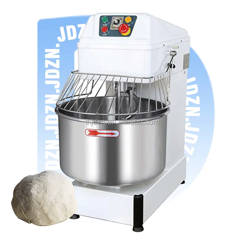 Commercial Kneader Flour Kneading Machines Cake Bread Dough Mixer 75kg Flour Dough Kneader