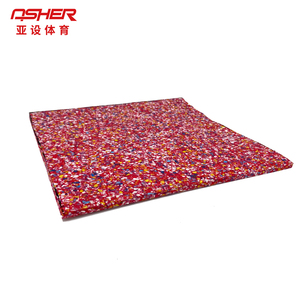 Piste athlétique de piste de tartan en caoutchouc rouge de 13mm - Product Image 4