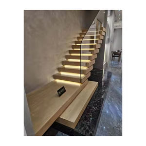 Caldo popolare in legno pieghevole scala in acciaio struttura accatastamento scale Stringer nascosto scala interna - Product Image 2