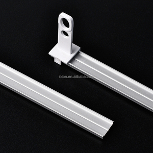 Rails électriques personnalisables en aluminium et fer robustes pour montage <span class=keywords><strong>au</strong></span> plafond ou <span class=keywords><strong>au</strong></span> <span class=keywords><strong>mur</strong></span>, tension rétractable, extension de 10 cm par côté - Product Image 6