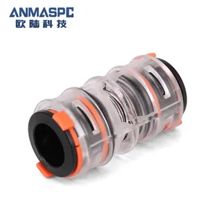 Anmaspc OD3-20 Mm Transparante Permanente Connectoren Vezel Optische Luchtblaasoplossing Hdpe Rechte Microduct Connectoren