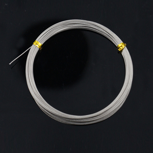 Haute qualité 10m 60LBS <span class=keywords><strong>brochet</strong></span> pêche Leader plate-forme <span class=keywords><strong>fil</strong></span> en acier inoxydable avec manchon flottant pour rivière lac ruisseau pêche - Product Image 5