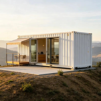 Maison préfabriquée mobile personnalisée, maison modulaire isolée pour usage commercial et bureaux temporaires