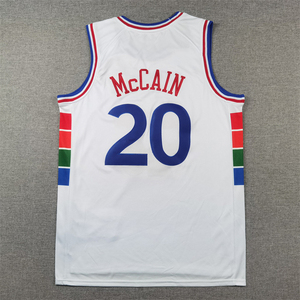 Maillot de basketball rétro pour homme 2026, style moderne, cousu, VJ Edgecombe, Jared <span class=keywords><strong>McCain</strong></span>, Joel Embiid, Allen Iverson, Tyrese Maxey, Tailles S-2XL - Product Image 2