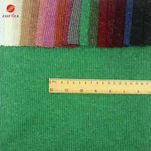 Tissu jersey tricoté en cachemire, 1 pièce, OEM, couleur unie t/r, polyester, spandex, levi, lurex, cachemire, angora