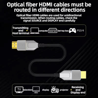 Câble HDMI 2.2 AOC 16K 60HZ 96Gbps Ultra HD à fibre optique, prise en charge OEM ODM LOGO, pour ordinateur portable et HDTV