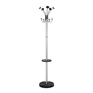 De pie libre Multi-funcional de metal hall árbol piso soporte de ropa percha bastidores abrigo - Product Image 1