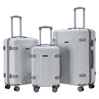 Ensemble de bagages semi-finis SKD, 15 pièces, de 18 à 32 pouces, valises à roulettes semi-finies, ensembles de bagages SKD