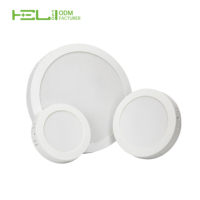 Plafonnier LED PC 24W à CCT commutable, 2300-2650lm, 3000K-6500K, 220V, à montage en surface, économe en énergie, design moderne pour la maison