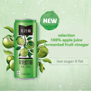 Cocas Cola jus de cidre de pomme vinaigre boisson 330ml faible en sucre 0 matière grasse boisson gazeuse fruitée boissons exotiques chinoises - Product Image 2