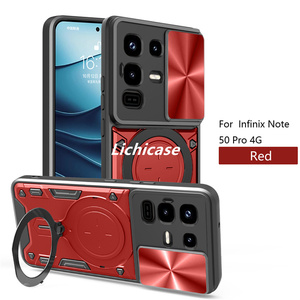 Funda Trasera Lichicase con Soporte Magnético Fuerte y Protección de Cámara Antigravedad para Infinix Note <span class=keywords><strong>50</strong></span> Pro <span class=keywords><strong>50</strong></span> Pro+ - Product Image 3