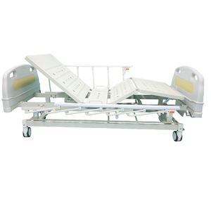 Регулируемая двухкривошипная больничная кровать с поручнями для пациентов - Product Image 2
