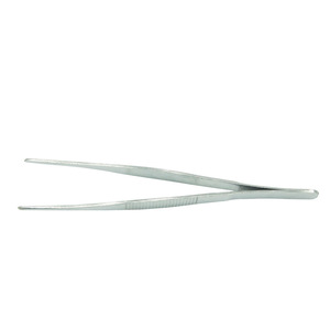 Pinzas Dentales de Acero Inoxidable, Pinzas para Tejidos con Punta Redonda y Dientes, Diseño Antideslizante, Pinzas Gruesas para Remover Suturas y Tiras Esterilizadas - Product Image 6