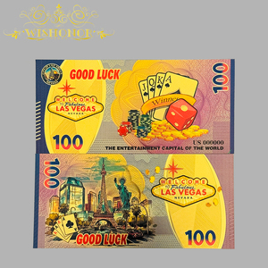 Nouvelle banque d'argent américaine de <span class=keywords><strong>Las</strong></span> <span class=keywords><strong>Vegas</strong></span> 2026 plaquée or 24 carats pour collection - Product Image 4
