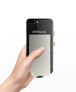 Оптовая продажа, портативный внешний аккумулятор для телефона из алюминиевого сплава с кредитной картой и полимерным источником питания OEM 4000 мАч, супертонкие внешние аккумуляторы
