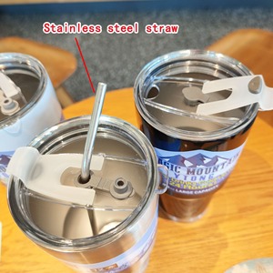 Magic Mountain Ytong 30 Oz Stainless Steel Tumbler With Straw Keeps Drinks Cold Up To 24 Hours Travel Outdoor Use - Product Image 3
