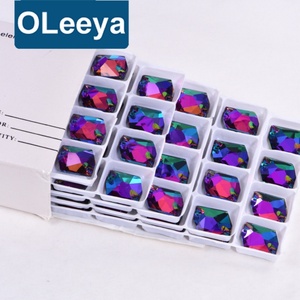 Piedras de Cristal Brillante K9 de la Mejor Calidad, 001VO Volcano Cosmic Glass, para Coser en Vestidos de Gimnasia - Product Image 1