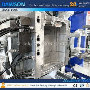 HDPE máy đúc thổi cho 15L 20L 25L Jerry lon với đơn chết đầu đùn hỗ trợ PVC <span class=keywords><strong>PE</strong></span> ABS EVA PP chế biến - Product Image 5