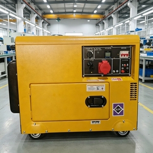 Générateur diesel triphasé 5KVA <span class=keywords><strong>6KVA</strong></span> 8KVA 10KVA à fréquence stable pour usage domestique 110/220/380V 10Kw - Product Image 1