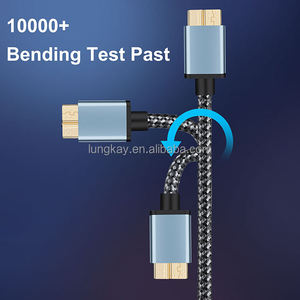 Cable Micro USB 3.0 de Alta Velocidad para Transferencia de Datos, Cable de Extensión USB 3.0 Tipo Macho a Micro B Macho con Revestimiento de Nailon, Gran Venta - Product Image 6