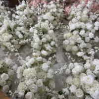 Boule de fleurs artificielles en soie de haute qualité T-FT200, faite à la main, 50, 60, 70 cm, colorée, centre de table pour décoration de mariage