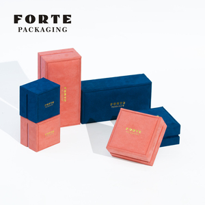 FORTE Luxury <b>LED</b> Jewelry Packaging Handmade Velvet Pendant <b>Box</b> <b>Light</b> Diamond Ring <b>Box</b> Jewelry <b>Box</b> - Product Image 4