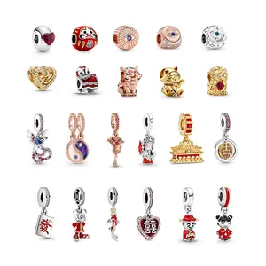 2022 Wholesale Chinese element jewelry charms chinese new year tiger charm year of the tiger