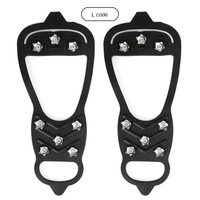 Couvre-chaussures en silicone antidérapant à griffe de glace à sept dents pour l'escalade en plein air Fabricants de neige pour le camping transfrontalier Randonnée