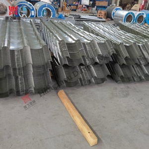 <span class=keywords><strong>Tuile</strong></span> de toit <span class=keywords><strong>en</strong></span> acier coloré, effet antique, légère, <span class=keywords><strong>en</strong></span> métal, style romain, pour la construction de toitures résidentielles de villas - Product Image 2