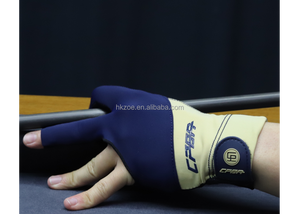 CPBA Billiards Glove 3 Finger Pool Glove Left Hand Durable Stitched Nylon Water Resistant Portable Snooker Cue Sport Glove for - Product Image 3