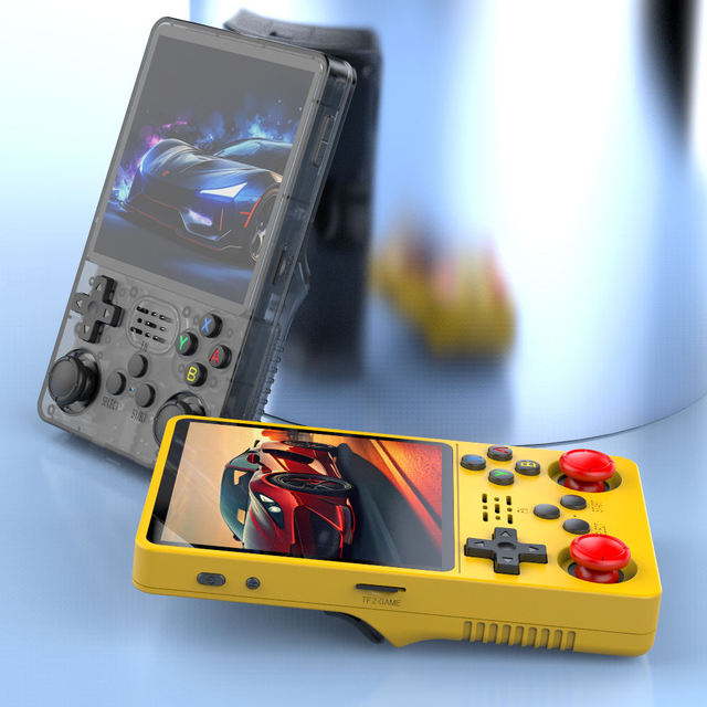 2025 New R36 Plus Open Source Mini Handheld Game Console7 Colors 64GB Retro Portable Nostalgic Classic Handheld Game Console